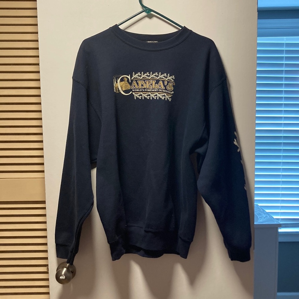 Blue Cabela’s Crewneck XL